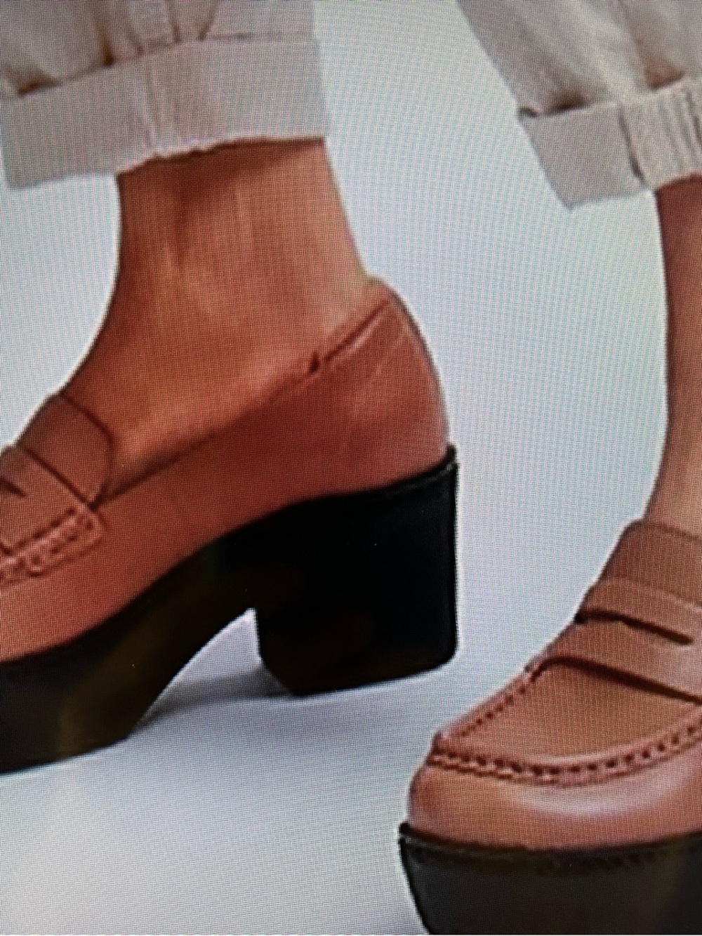 Fitflops Pilar platform Loafers Tan Leather Cush X Comfort Trendy Chunky US 9 - Picture 3 of 14